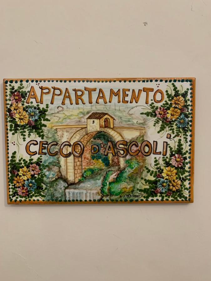 Appartamento Cecco D'Ascoli Ascoli Piceno megye Kültér fotó